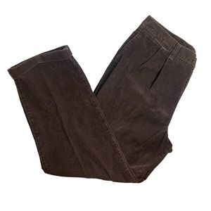 Dockers Khakis Pants Mens 40/30 Brown Corduroy Relaxed Fit